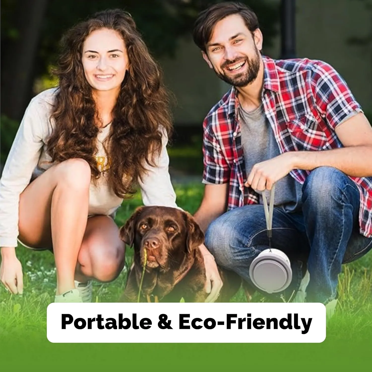 3 in 1 Collapsible Pet Travel Bowls - Silicon Pet Bowls for Travel, Hiking, & Dog Walks with Poop Bags - Portable Travel Bowl for Pets - Food and Water Bowls (Bluish Violet, 1 Poop Bag)