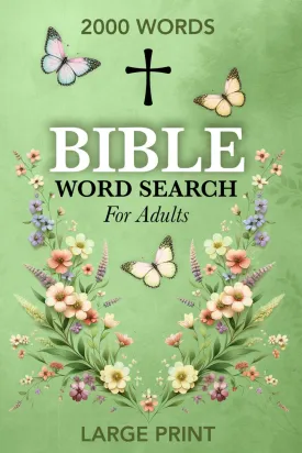 Bible Word Search Large Print: Inspiring Christian Wordfind Puzzles for Adults, Women, and Seniors. (Words of Wonder!) Paperback  Large Print, March 1, 2024