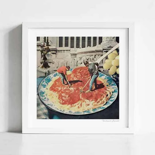 'Diggin - Men at work' Art Print by Vertigo Artography
