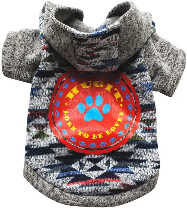 Dog Shirt for Pet Clothes Winter Fleece Lined Dog Coat with Harness Warm Dogs Puffer Jacket Vest for Cold Weather Pet Onesie with Feet