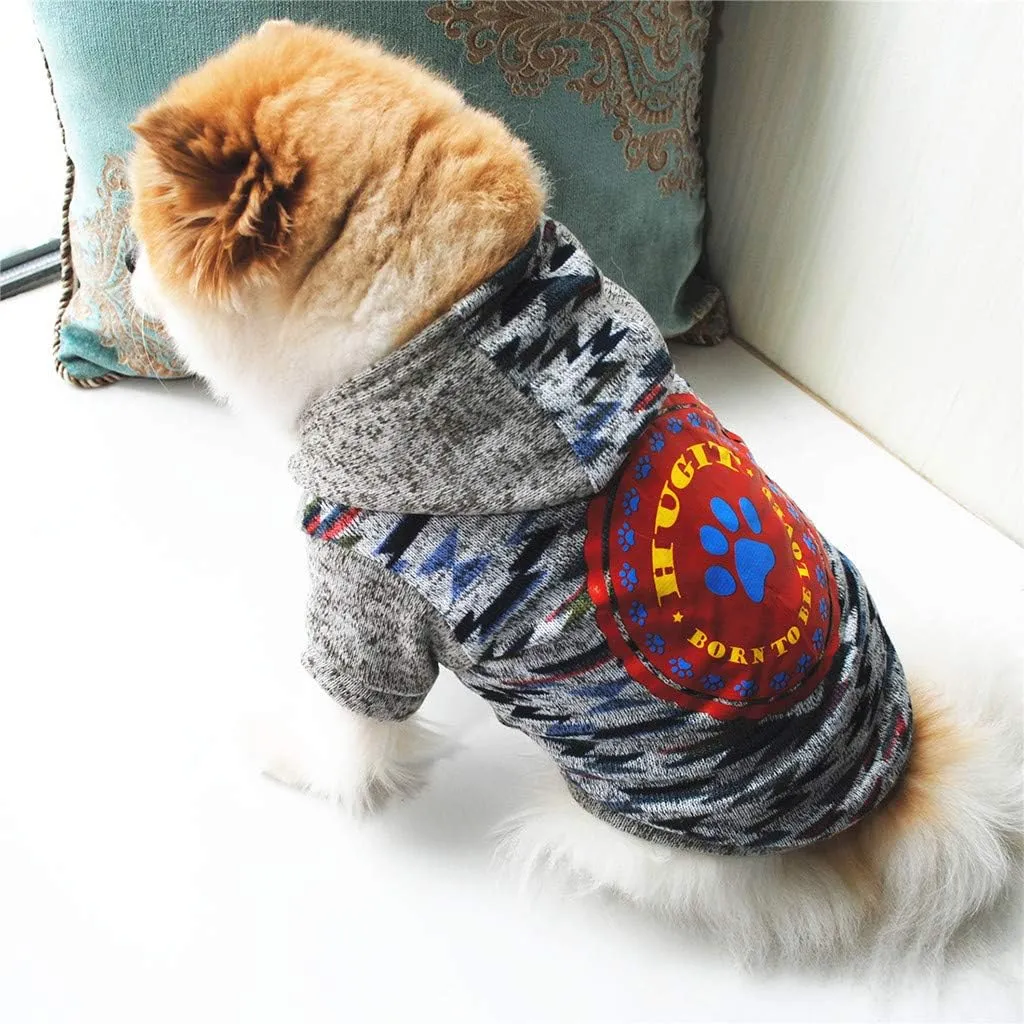 Dog Shirt for Pet Clothes Winter Fleece Lined Dog Coat with Harness Warm Dogs Puffer Jacket Vest for Cold Weather Pet Onesie with Feet