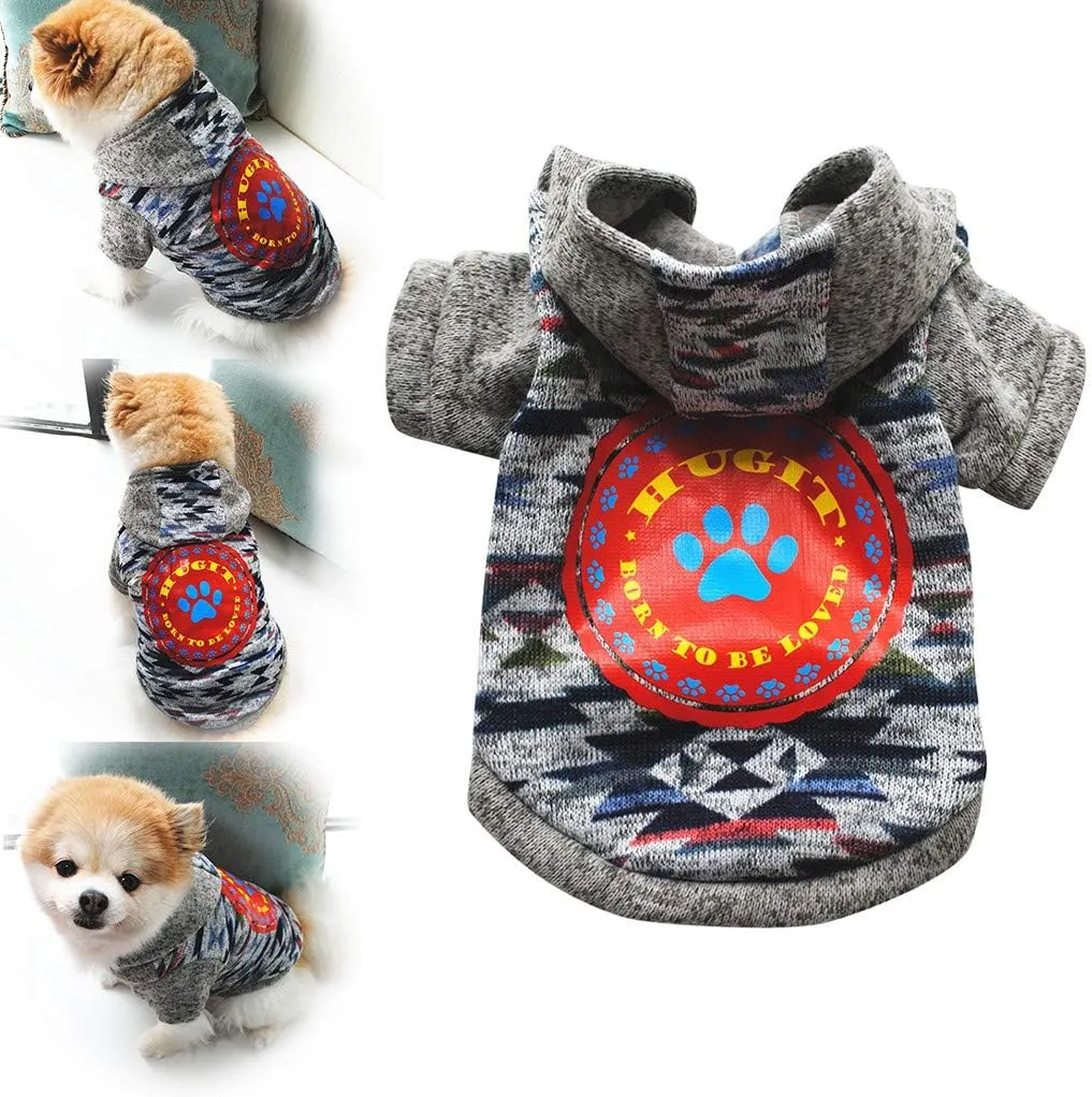Dog Shirt for Pet Clothes Winter Fleece Lined Dog Coat with Harness Warm Dogs Puffer Jacket Vest for Cold Weather Pet Onesie with Feet