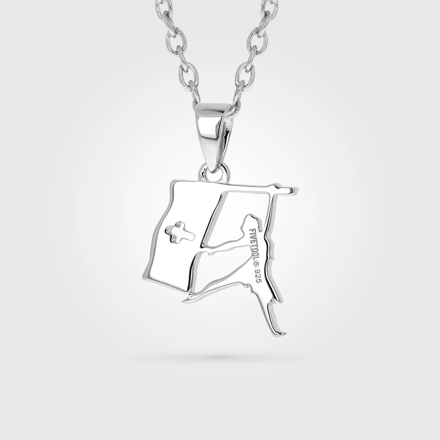 Flag Twirler & Color Guard Necklace | Sterling Silver