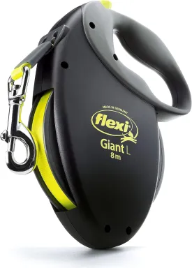 Flexi Bogdahn International Giant Neon Tape Dog Lead (8M) (Large/50kg)