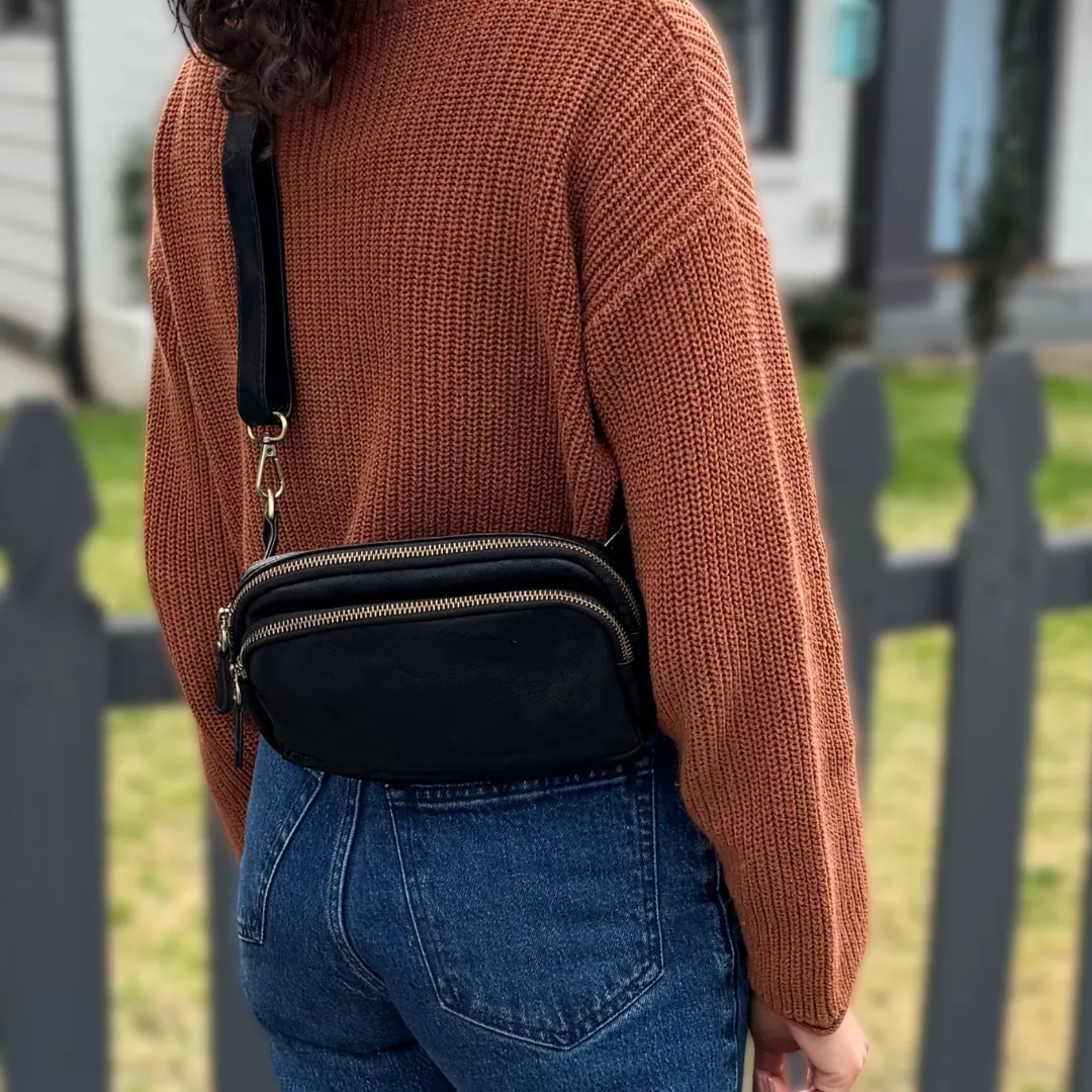 Kylie Crossbody Belt Bag by Joy Susan