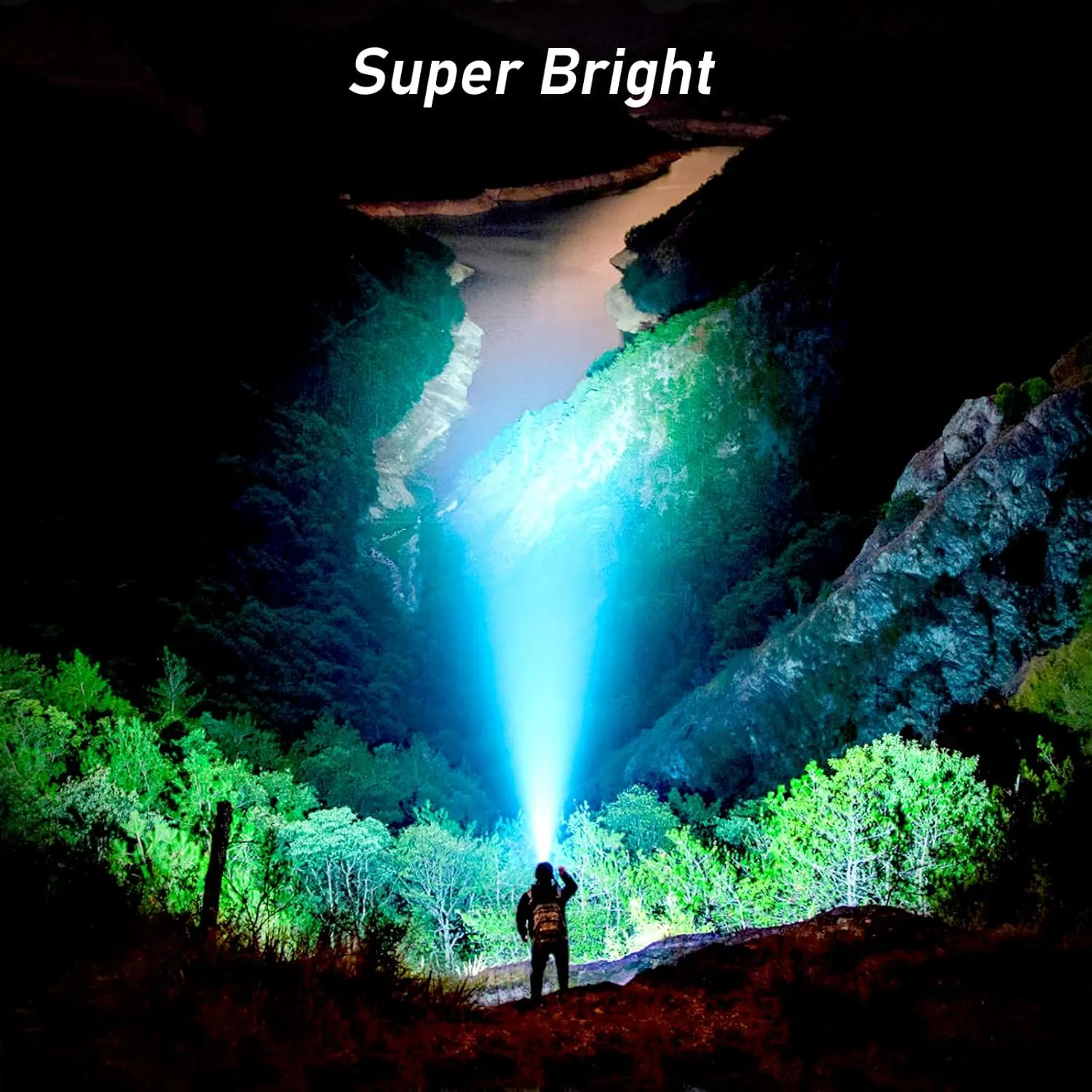 LED Headlamp Rechargeable,2000L Super Bright Dimmable Headlight Flashlight with Motion Sensor- 8 Modes,Spotlight&Floodlight&Red Light Combination,IPX5 Waterproof for Camping,Hiking - 2 Pack