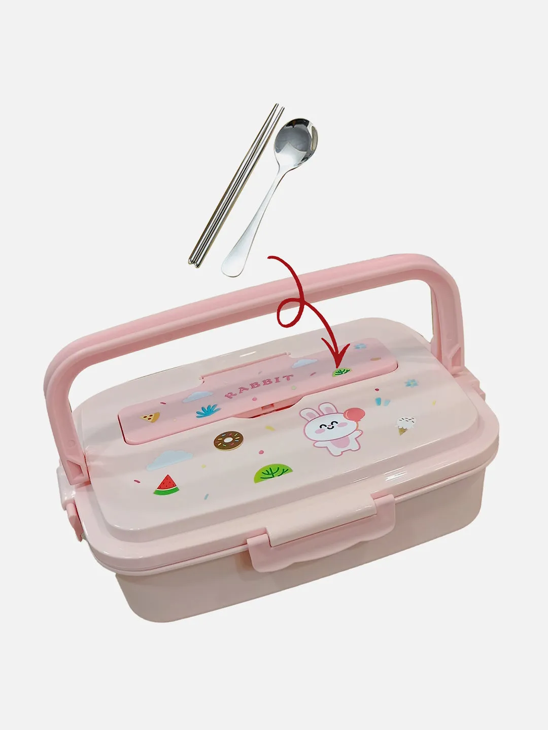Little Surprise Box Watermelon Big Size Stainless Steel Lunch Box With Lunch Bag