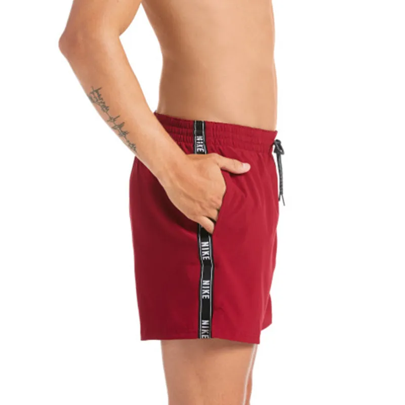 Nike - Logo Tape Racer 5" Volley Short (Noble Red)
