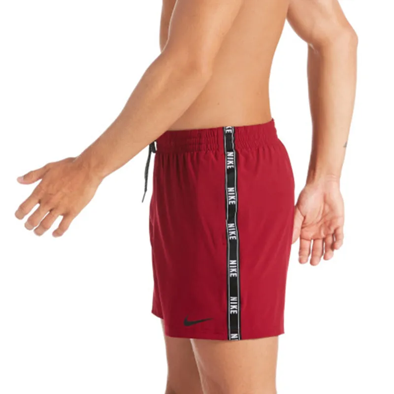 Nike - Logo Tape Racer 5" Volley Short (Noble Red)