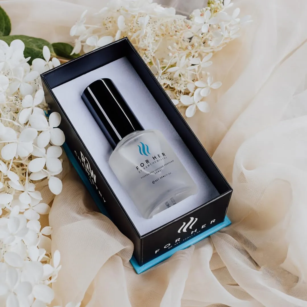 RawChemistry For Her A Pheromone Infused Perfume, for Her - Elegance, Extra Strength Formula 1 oz.