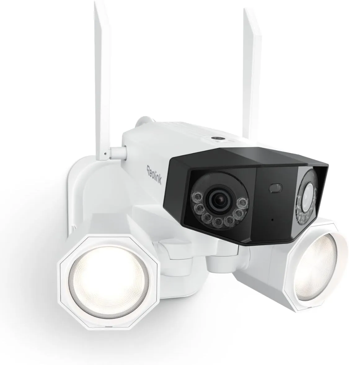 REOLINK 4K Floodlight Security Camera Outdoor, 5G/2.4GHz Wi-Fi 6, Dual-Lens Camera w/ 180 FOV, Color Night Vision, Smart AI Detection, IP67 Waterproof, AC (100~240V), Duo Floodlight WiFi Hardwired