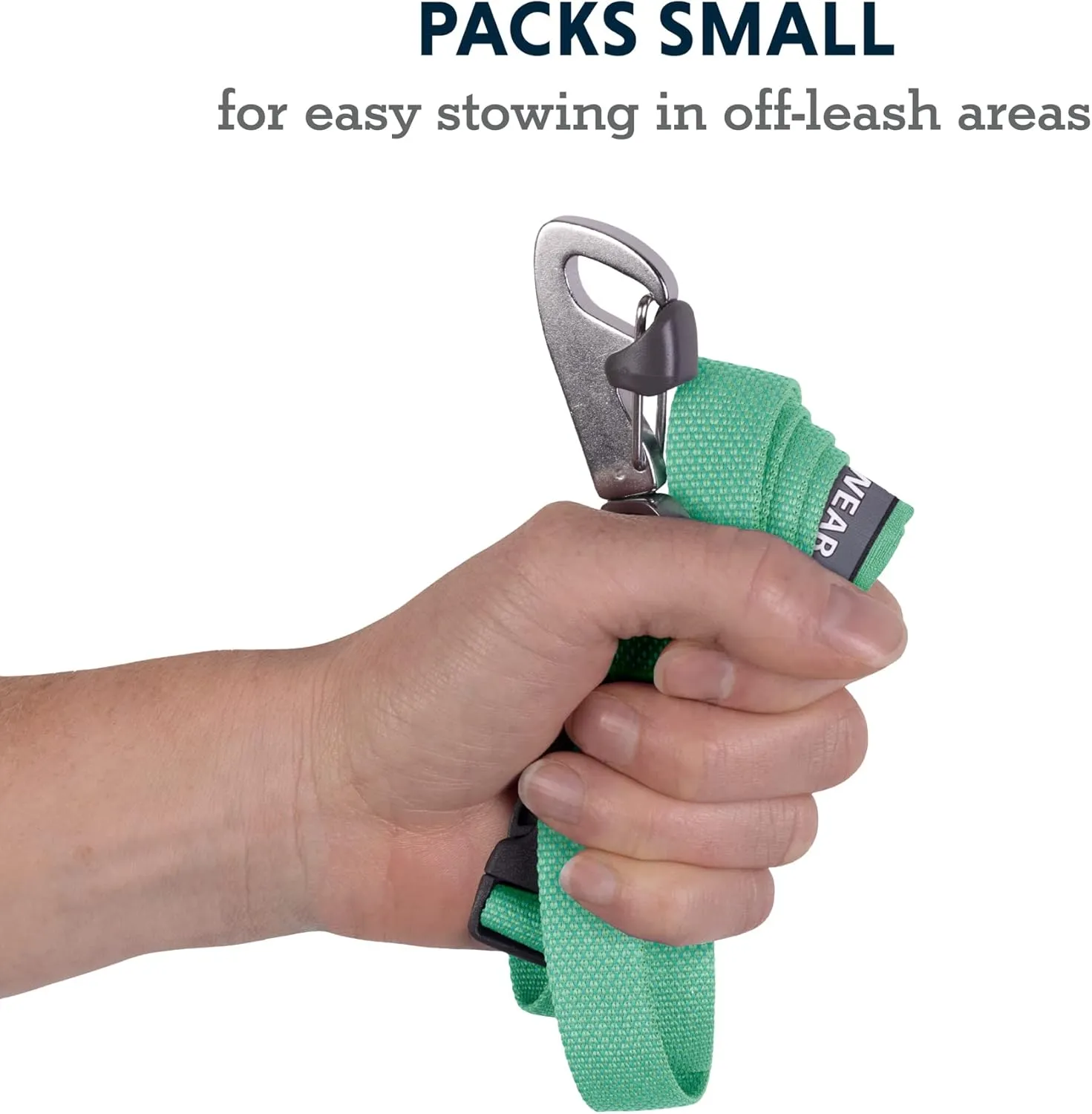Ruffwear, Flag line Dog Leash, Lightweight Lead with Hands-Free, Waist-Worn Option, Sage Green