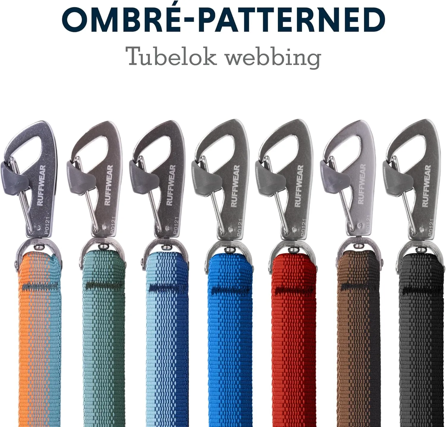 Ruffwear, Front Range Dog Leash, 5 ft Lead with Padded Handle for Everyday Walking, Coastal Fade