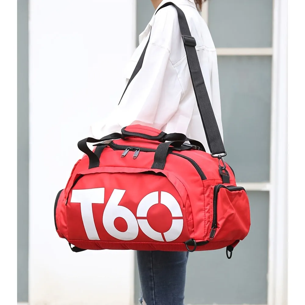 Travel in Style with High Capacity Nylon Duffle Tote Bag